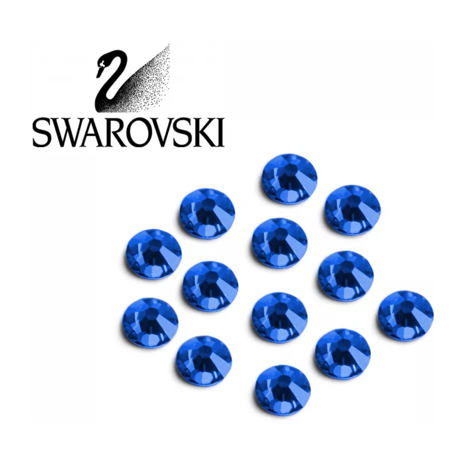 Swarovski-Kristalle -  SS5 Capri Blue